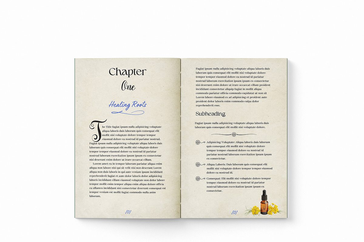 Aromatherapy/Apothecary Book Template preview 6