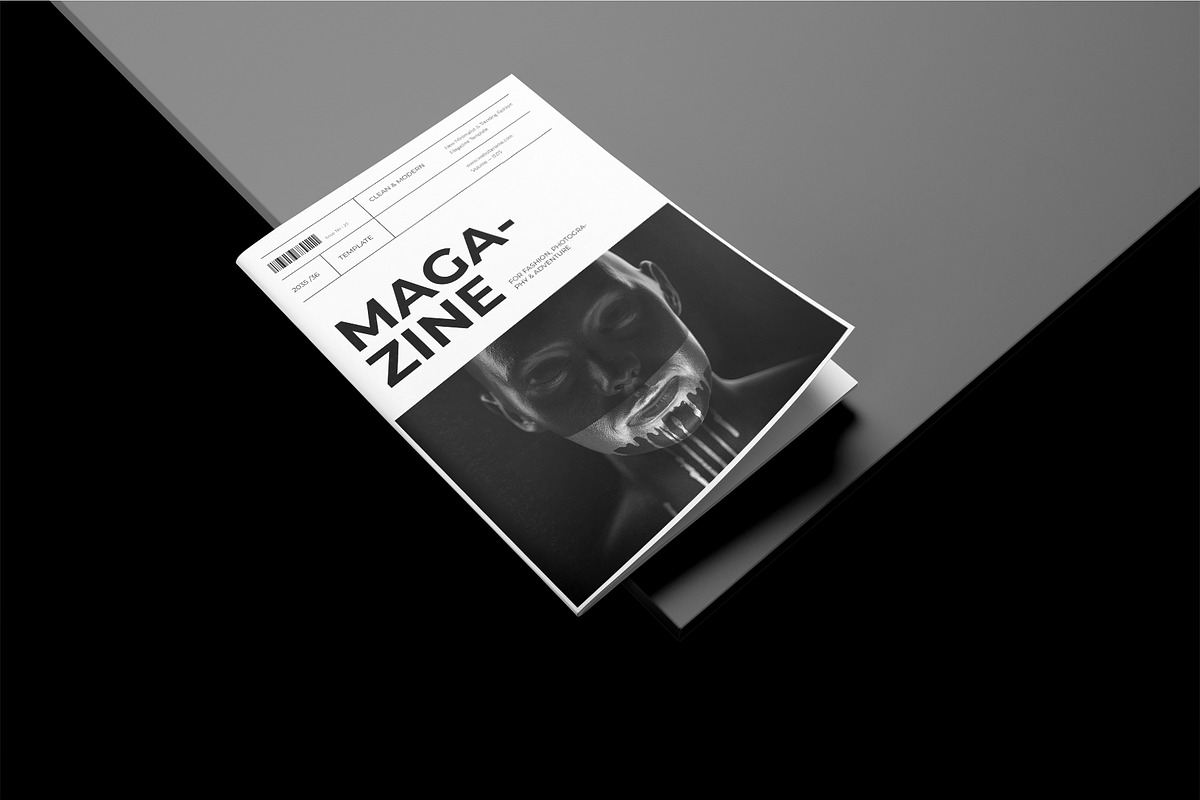 Magazine Template, a Magazine Template by DesignCrest (Photo 3 of 13)