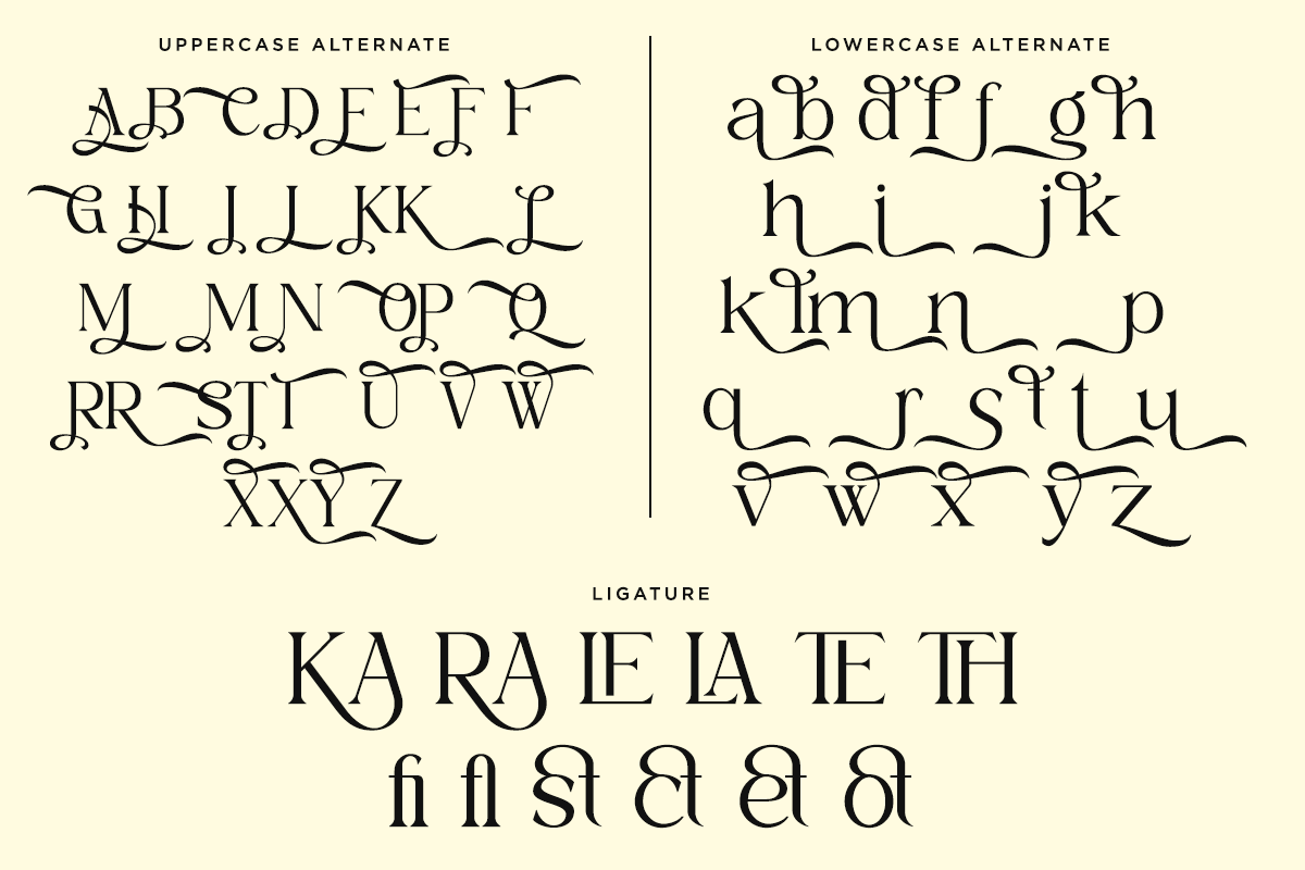 Xaviera - Luxury Serif Font, a Serif Font by Say Studio (Photo 12 of 13)