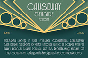 Lovnie – Art Deco Font, a Sans Serif Font by Craft Supply Co. (Thumbnail 2 of 8)