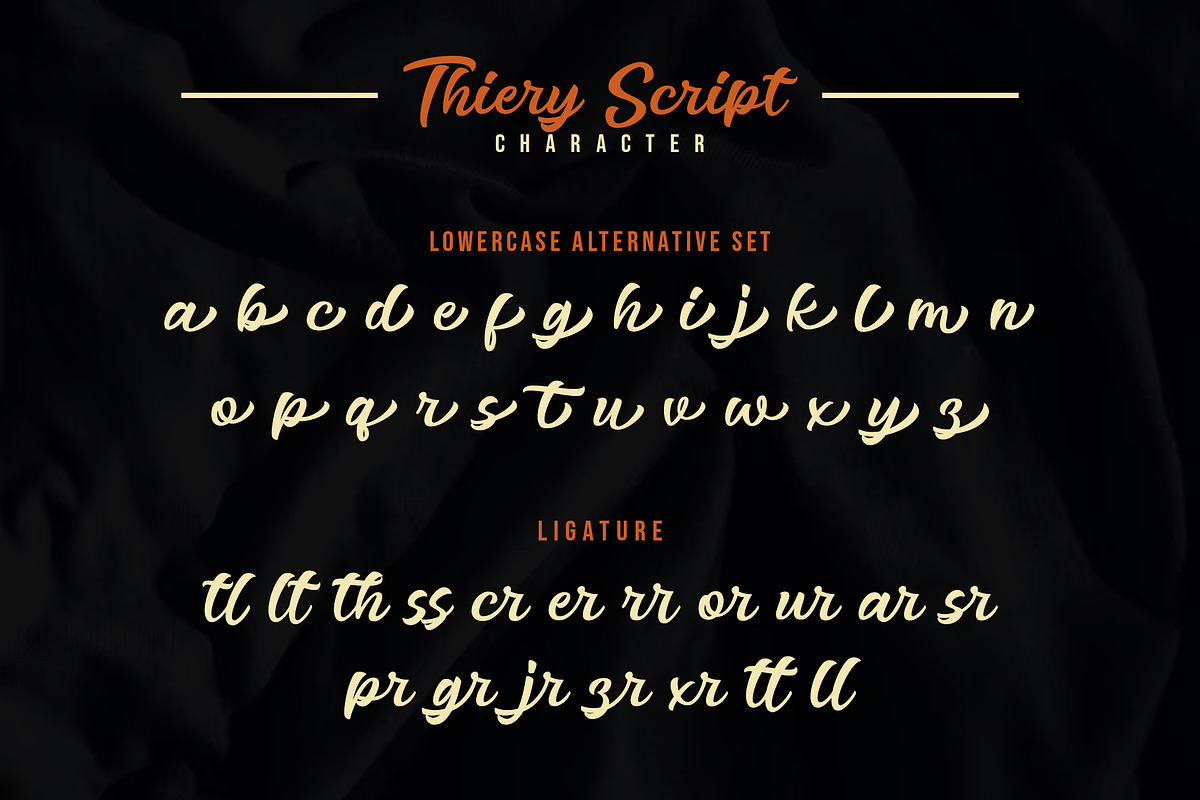 Thiery Script - Bold Font, a Script Font by Beautypes (Photo 7 of 8)