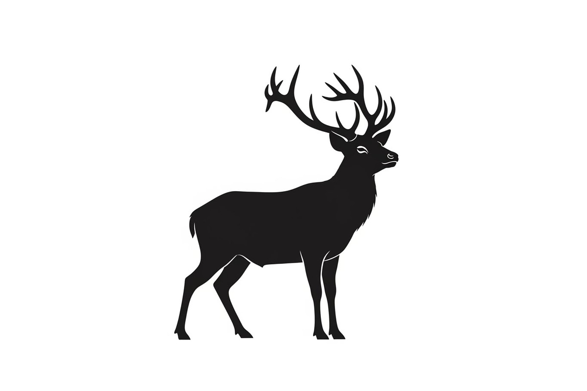 Majestic Deer & Stag Silhouette Bund, an Illustration by jahid234 (Photo 20 of 41)