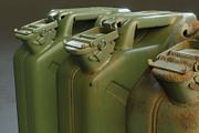 Canisters 20L Low-poly 3D model, an Environmental 3D Model by mockupzz (Thumbnail 4 of 12)