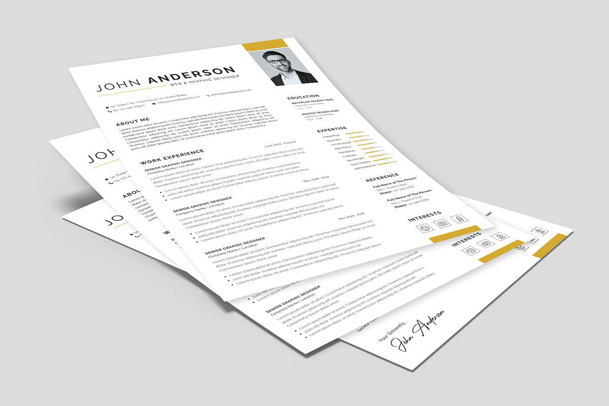Resume/CV, a Resume Template by Abdul Studio (Photo 4 of 5)