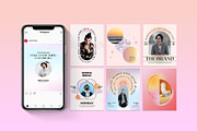 Instagram Aesthetic Gradient CANVA, a Social Media Template by Analogi Studio (Thumbnail 27 of 36)