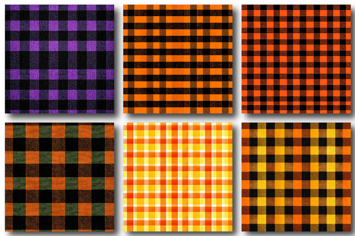Halloween Check Patterns, an Illustration by DreamPrint404 (Photo 2 of 4)