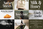 The Modern & Unique Font Bundle #02, a Serif Font by Prioritype Co (Thumbnail 11 of 17)
