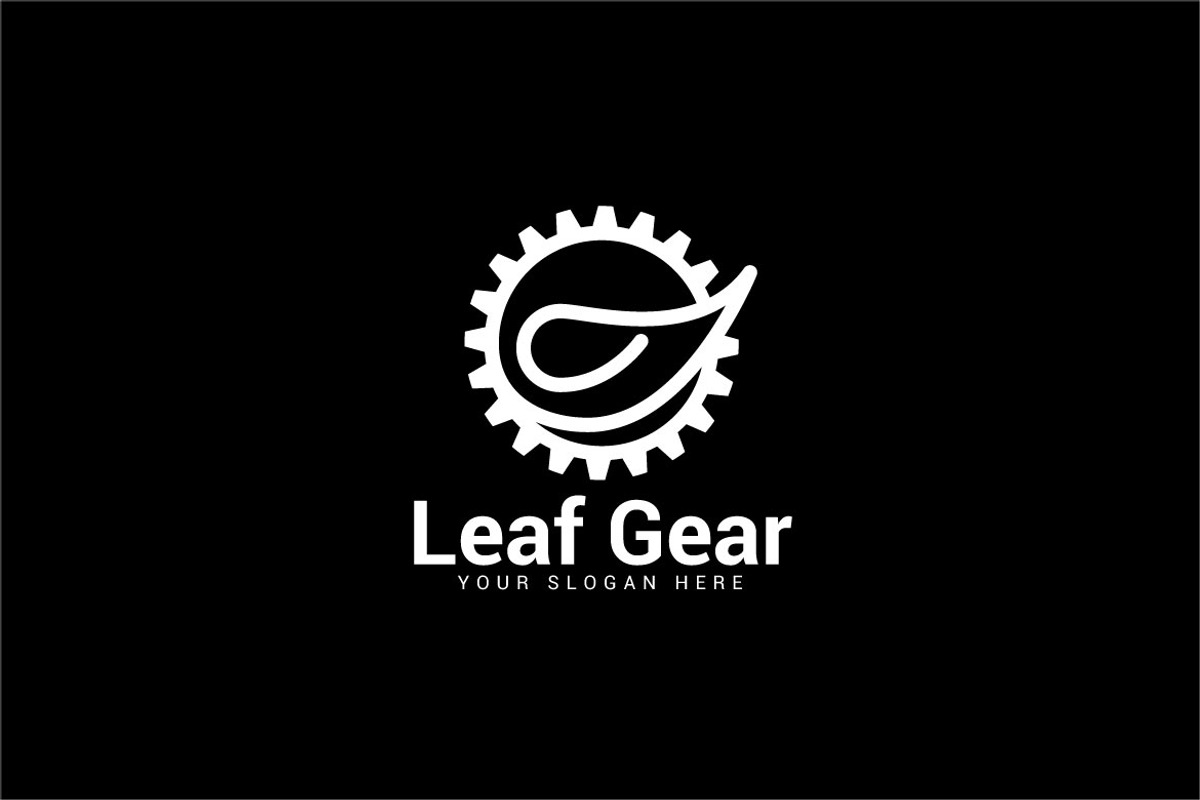leaf gear logo, a Branding & Logo Template by shazi (Photo 3 of 3)