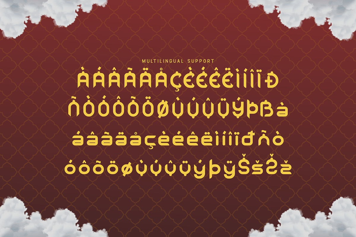 Cairo – A Modern Arabic Style Font, a Handwritten Font by overlaytemplates (Photo 5 of 5)