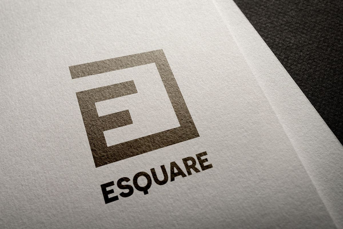 Letter E Square Logo, a Branding & Logo Template by bvcreates (Photo 9 of 9)