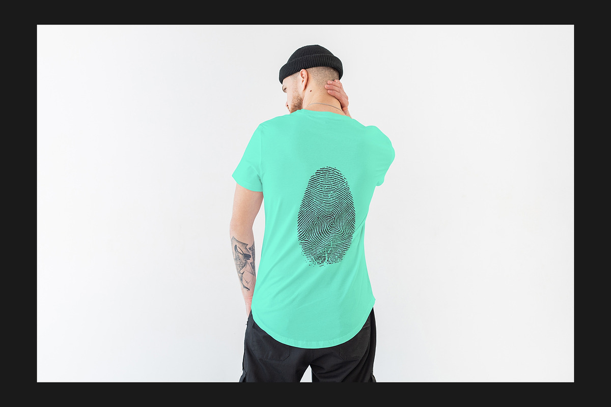 Man's T-Shirt Mock-Up Set, a Shirt Mockup by Freeman Studio (Photo 10 of 16)