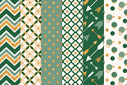 Emerald Green Glitter Digital Papers, a Pattern Graphic by Amanda Ilkov (Thumbnail 2 of 3)