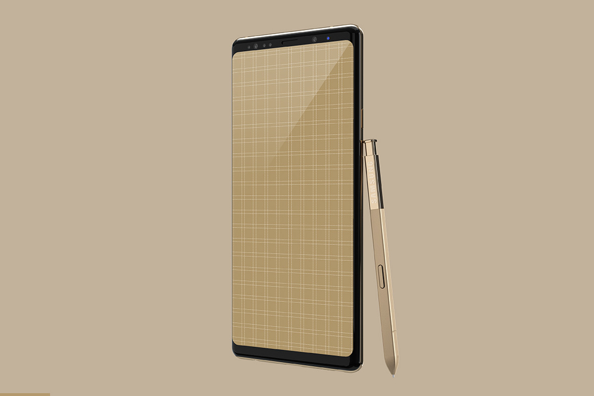 Samsung Galaxy Note 8 Design Mockup, an Android Mockup by illustrated (Photo 12 of 14)