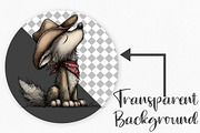 Whimsical Western Animal Clipart, an Illustration by Canvas Craft (Thumbnail 2 of 7)