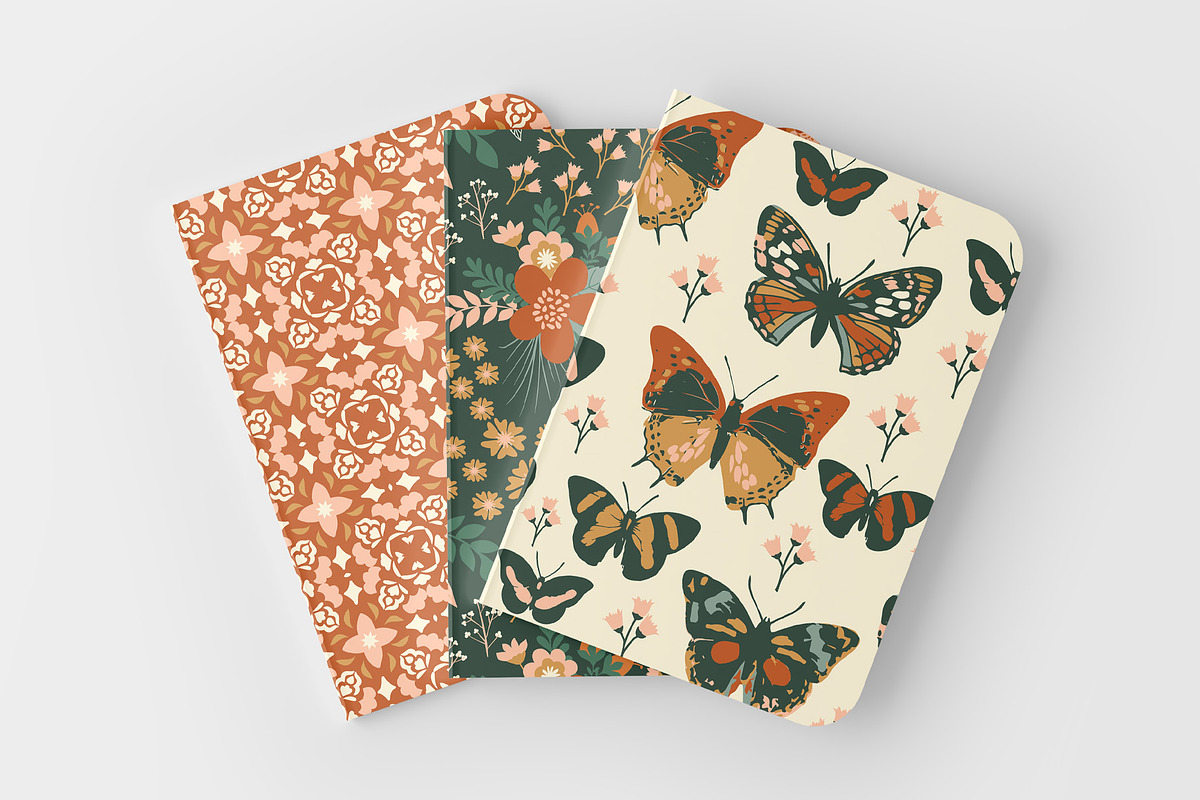 Woodland Garden Seamless Patterns, a Pattern Graphic by Wild Twig Co (Photo 8 of 9)