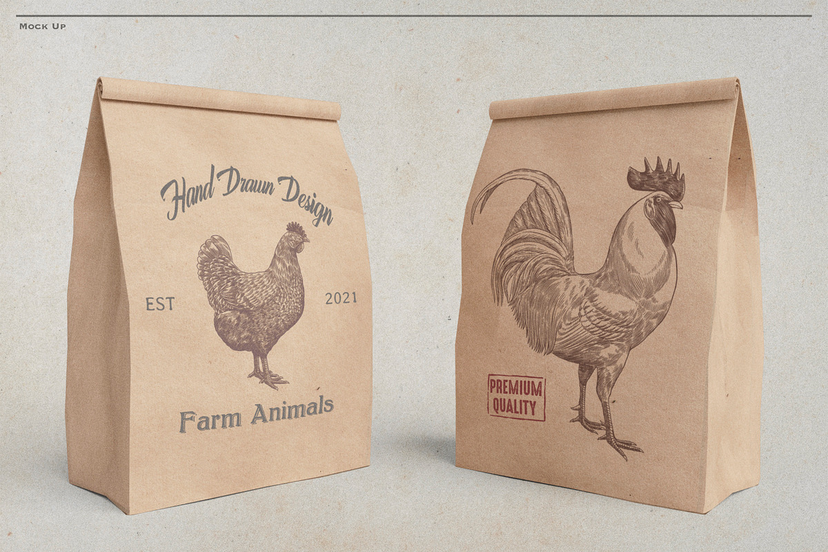 Vintage Poultry Farm Animal Set, an Animal Illustration by Kusumaillustration (Photo 11 of 11)