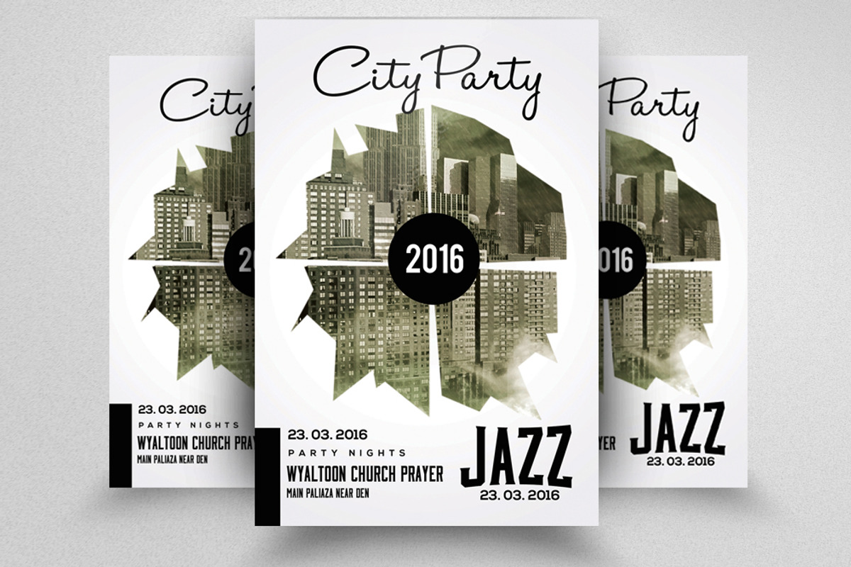 Jazz Flyer & Poster Template, a Flyer Template by Business Flyers (Photo 1 of 2)