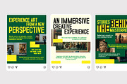 Art Exhibition - Instagram Post, a Social Media Template by Izdihaar_Studio (Thumbnail 2 of 4)