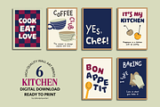 Kitchen Poster Wall Art Design Print, an Object Graphic by digitalsbydepi (Thumbnail 2 of 8)