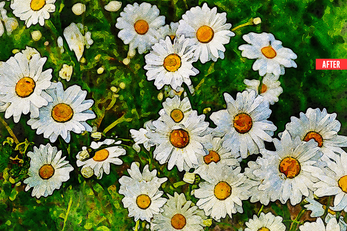 Pure Watercolor Photoshop Action, an Action Add-On by Design Forest (Photo 19 of 32)
