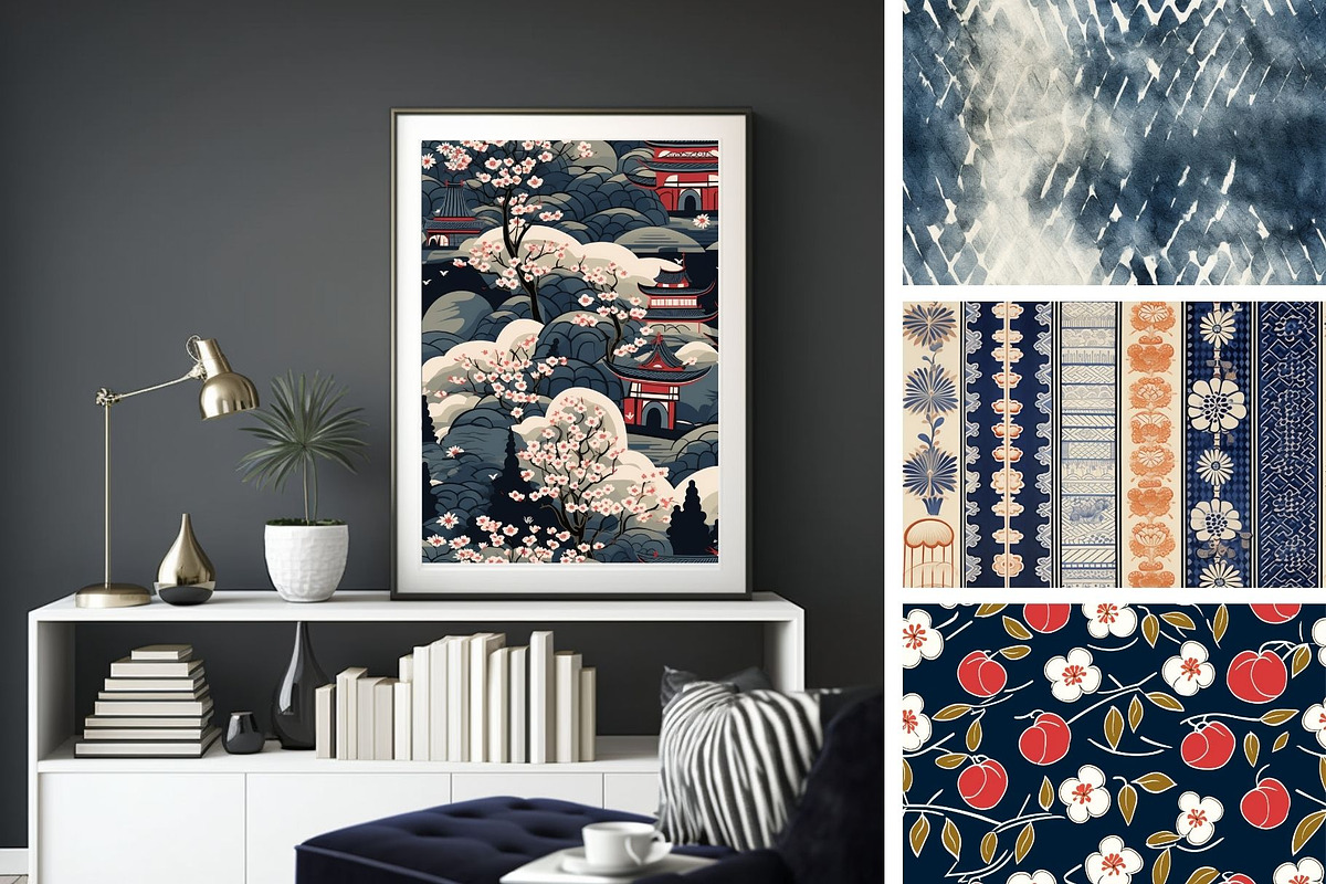 27 seamless Japan vintage pattern, a Pattern Graphic by ARTOZEN DIGITAL (Photo 13 of 15)