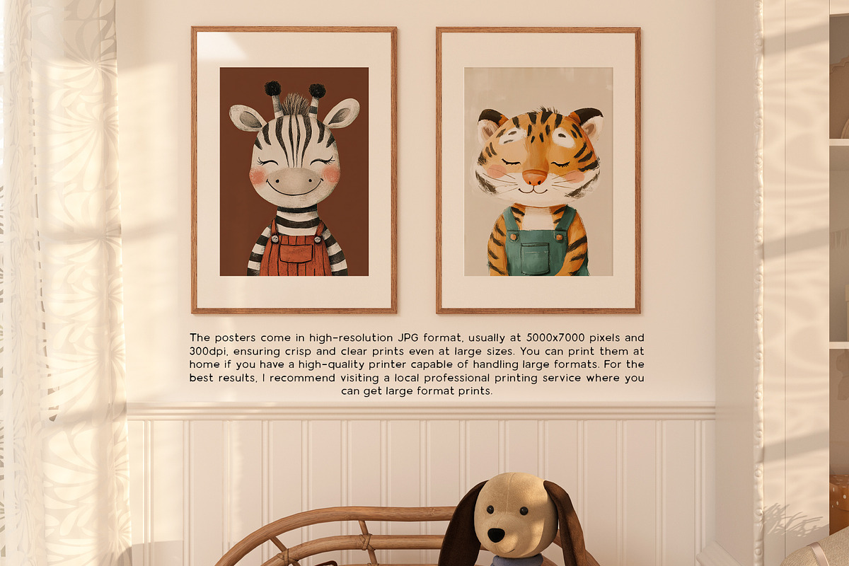 Whimsical Nursery Wall Art, a Background Graphic by Purple (Photo 8 of 9)