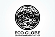 60 Eco Globe Landscape Silhouette, a Technology Illustration by Amazin_art (Thumbnail 22 of 25)