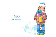 Watercolor Christmas Characters, a Person Illustration by Marina.Markizova (Thumbnail 3 of 5)