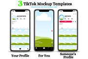 TikTok Mockup Canva Template, a Social Media Template by GraphiCarola (Thumbnail 2 of 6)
