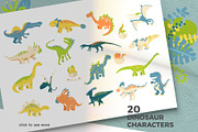 Cute Dinosaurs, an Animal Illustration by Kate Art (Thumbnail 2 of 10)