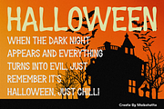 Jack House - Halloween Display Font, a Sans Serif Font by MaikoHatta (Thumbnail 2 of 7)