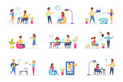 Flat Concepts Illustrations, a Finance Illustration by alexdndz (Thumbnail 2 of 21)