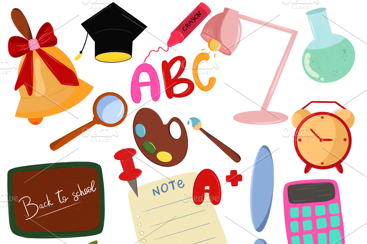 Back to school doodles, an Illustration by Oleksandra Illustrates (Photo 2 of 5)