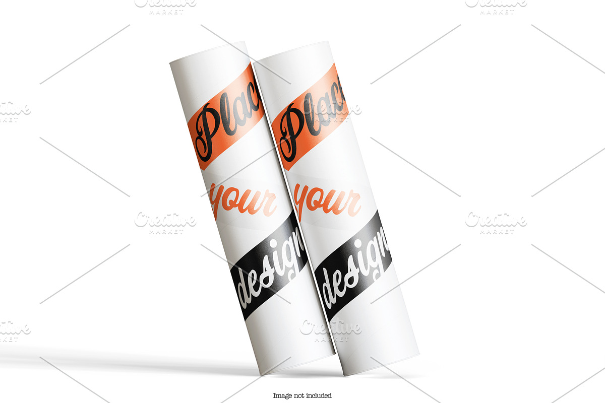 Paper tube packaging mockup bundles, a Packaging Mockup by Ambo Ampeng (Photo 15 of 32)