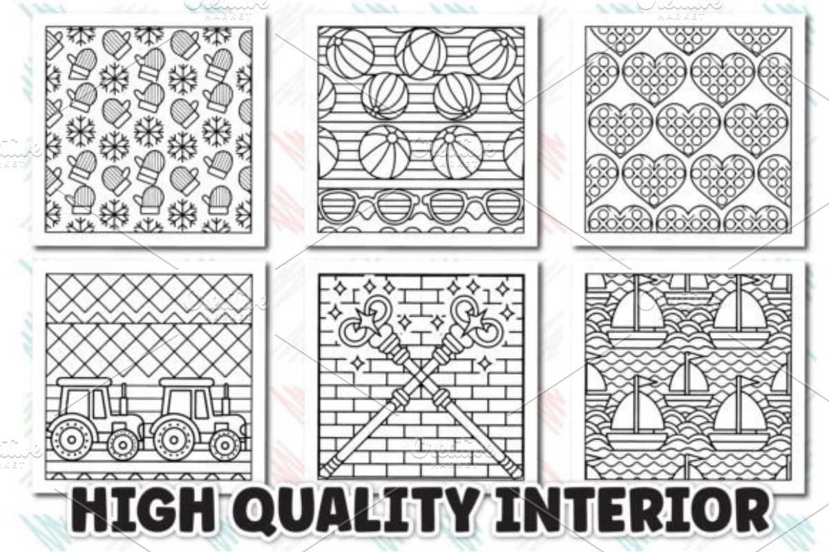 Bold & Easy Comfy Patterns, a Pattern Graphic by Ink Gallery (Photo 3 of 7)