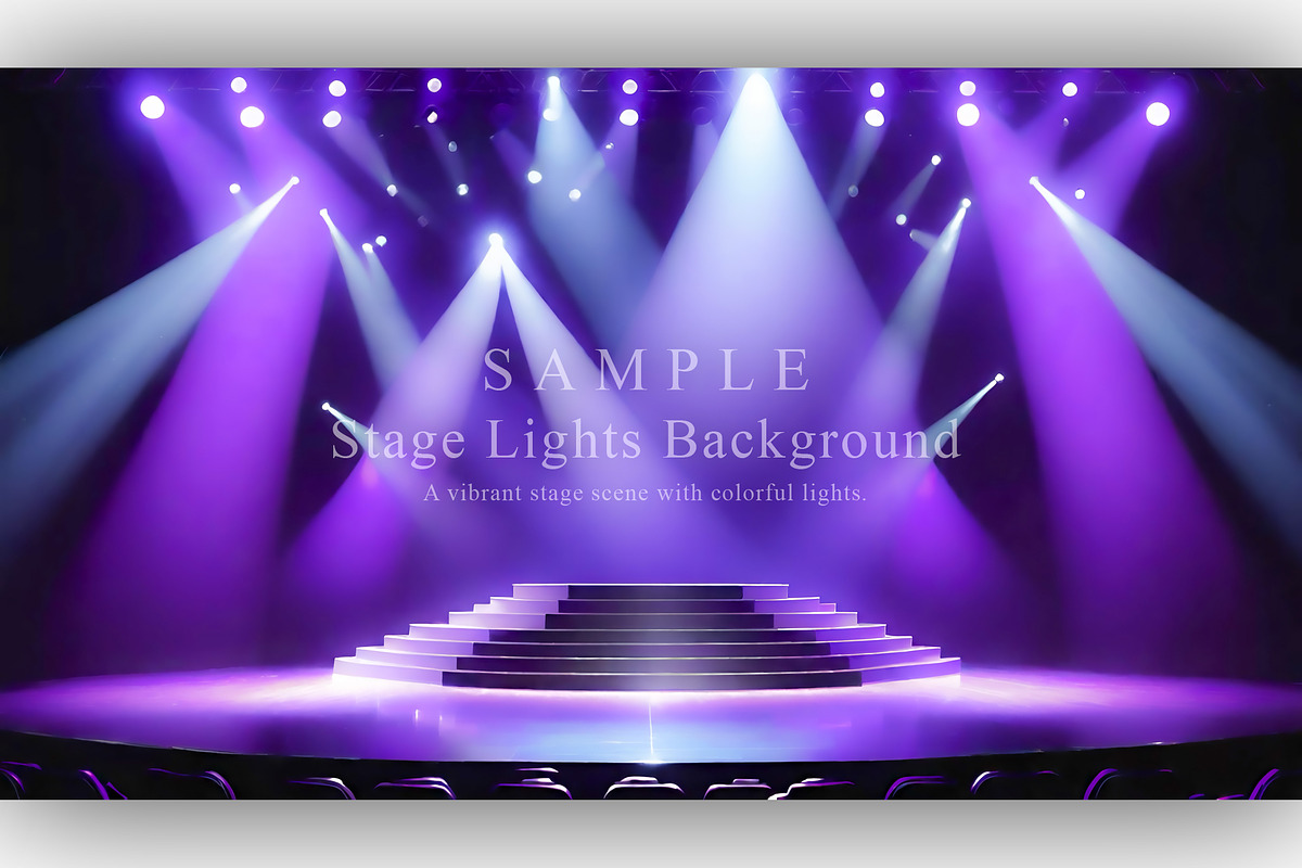 15 Stage Lights Background, a Background Graphic by NOMO DESIGN (Photo 3 of 16)