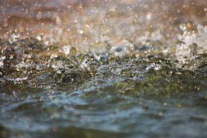 Water closeup