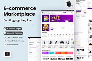 E Commerce Landing Page