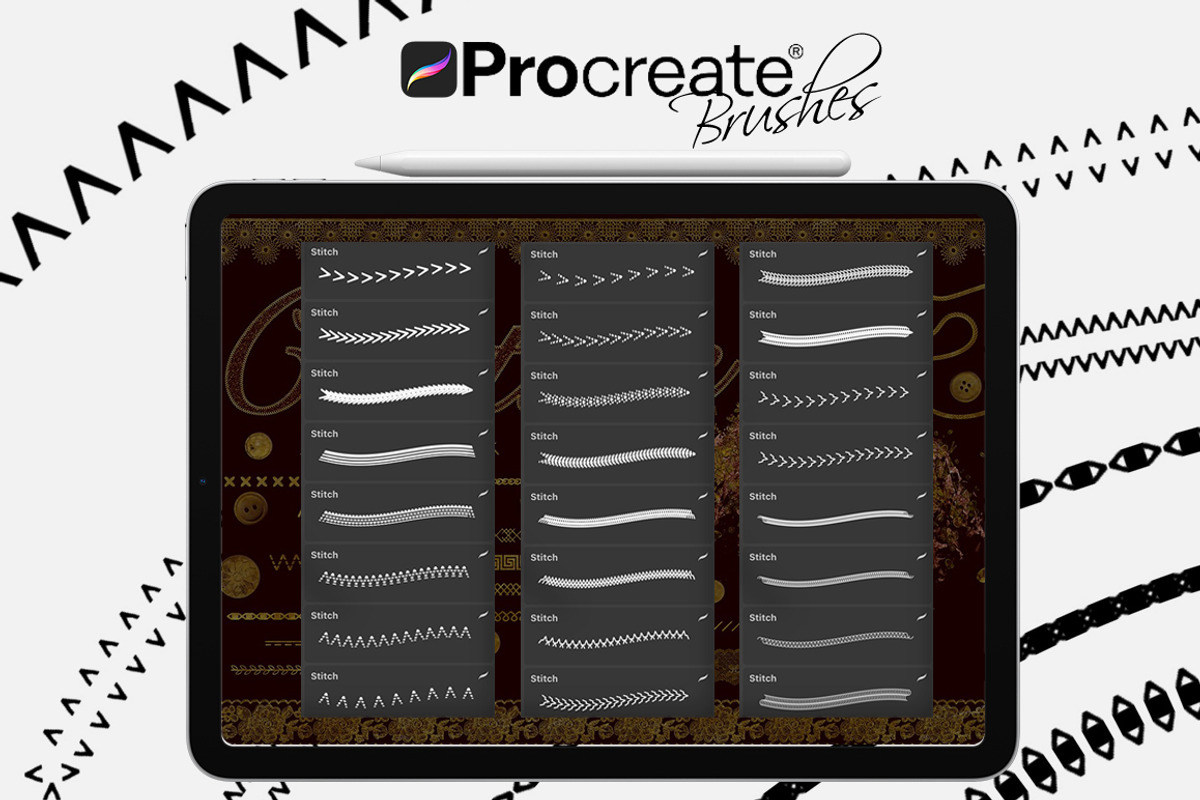 Couture Brushes for Procreate, a Brush Add-On by FaeryDesign (Photo 15 of 19)