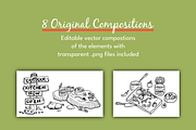 Outdoor Kitchen Illustrations, a Food Illustration by AJ Doodles (Thumbnail 3 of 16)