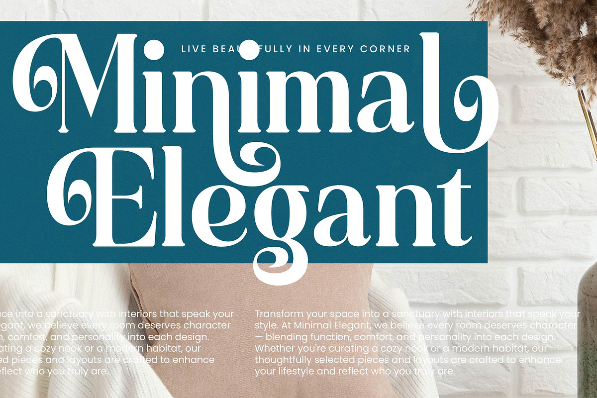 Quarky Kitchen Modern Serif Font, a Serif Font by timelesstype.co (Photo 12 of 20)