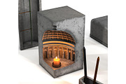 Brutalist architectural decor set, an Object 3D Model by Archidizer (Thumbnail 3 of 6)