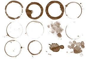 Coffee Stains Clipart