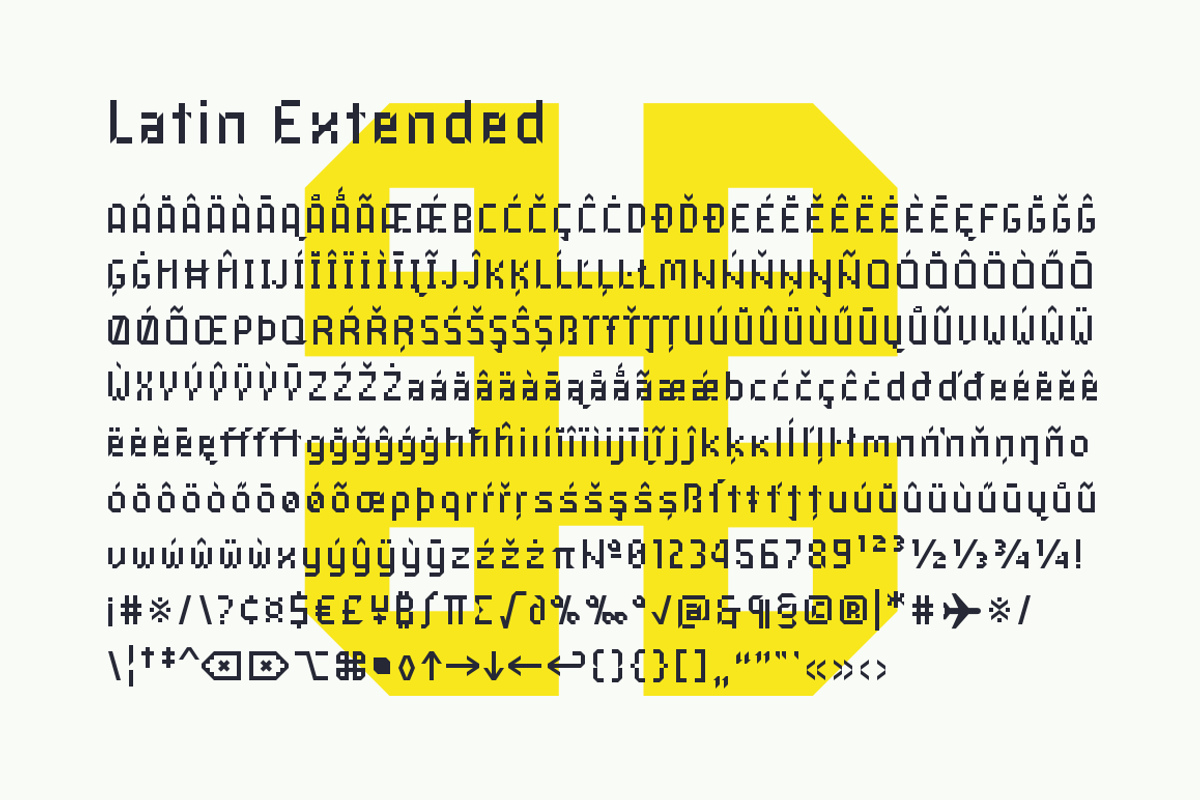 Industral typeface preview 6