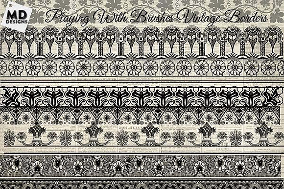 Vintage Style Borders preview 2