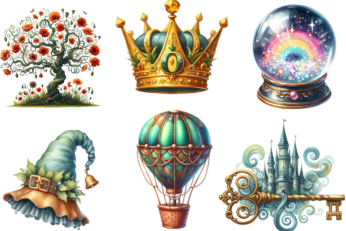 Wizard of Oz Clipart, Dorothy PNG, an Illustration by Designking (Photo 3 of 4)