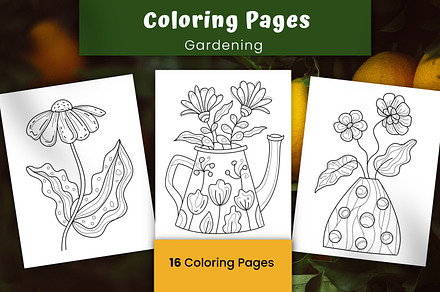 Gardening | Coloring Book