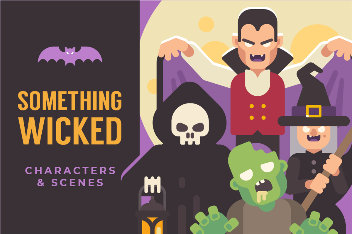 Halloween characters & scenes, an Illustration by Ivan Dubovik (Photo 1 of 15)
