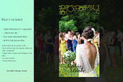 Summer Chic Wedding Geofilter, a Social Media Template by Uno Bello Design Studio (Thumbnail 3 of 3)
