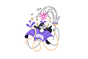 Personal development concept set, a Person Illustration by PaperTrident (Thumbnail 11 of 27)